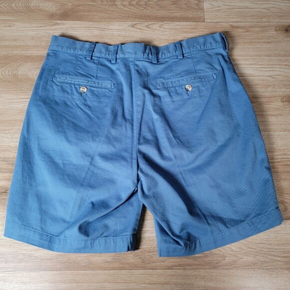 Peter Millar Pilot Twill Shorts Mens Size 33 Blue Chino Pima Cotton Stretch - Picture 5 of 15